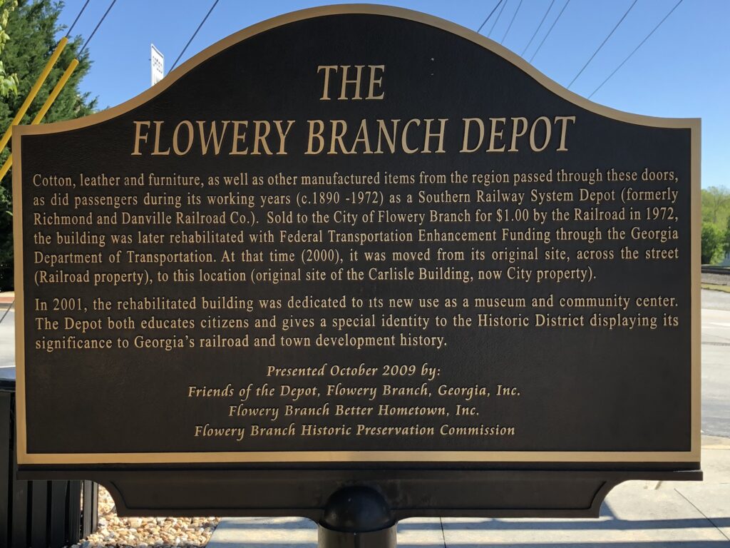 Flowery Branch is a beautiful place to visit. Designs by Donna Atlanta