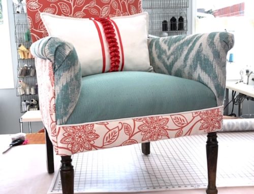 Learning to upholster a chair through the eyes of a drapery gal