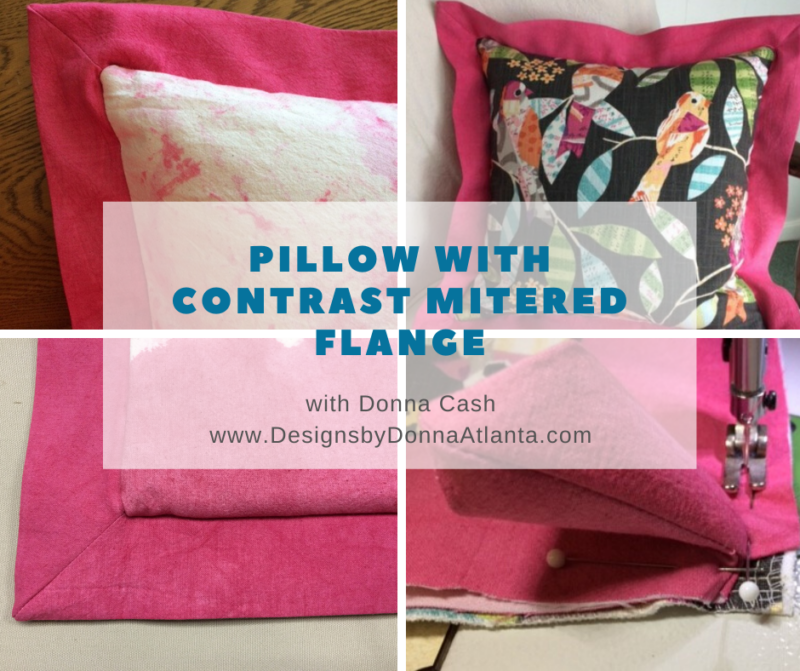 Double Mitered Flange Pillow With Invisible Zipper PDF download