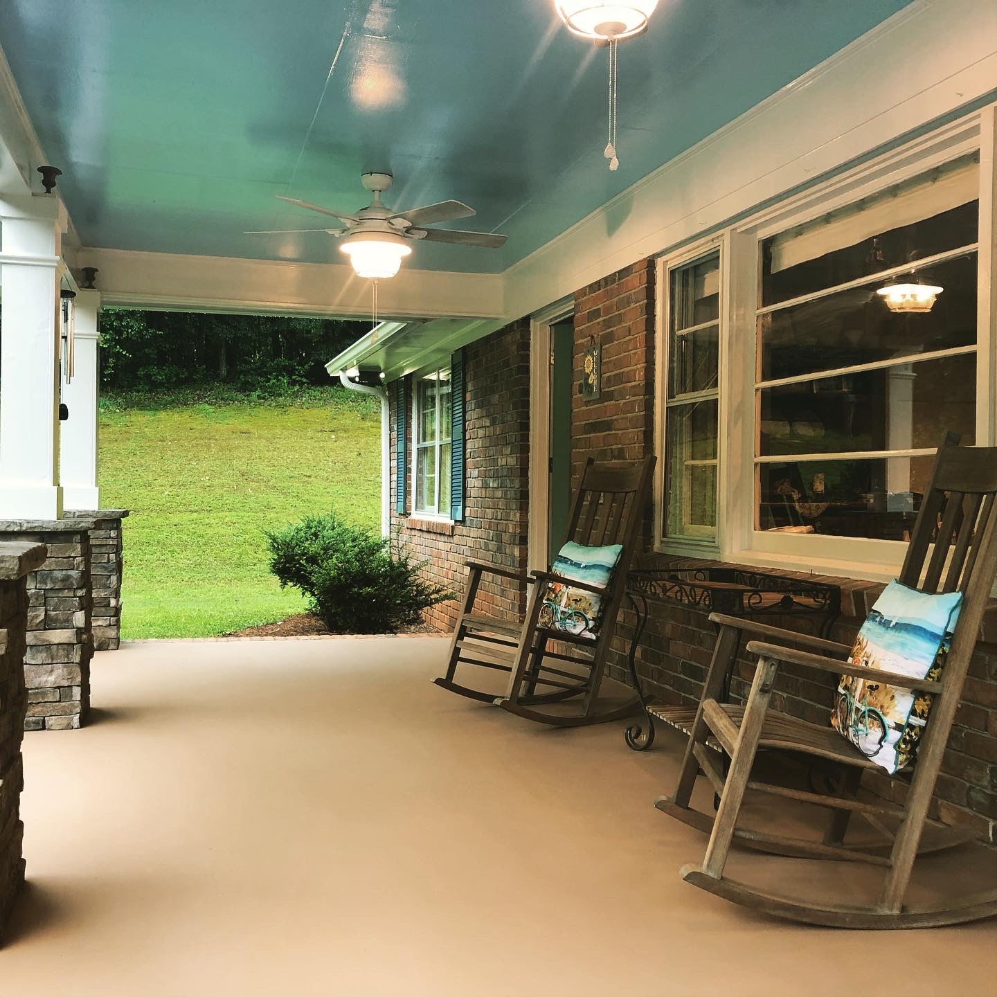 Blue Porch Ceilings - Is It True They Help Bugs Away? - Designs Donna Atlanta